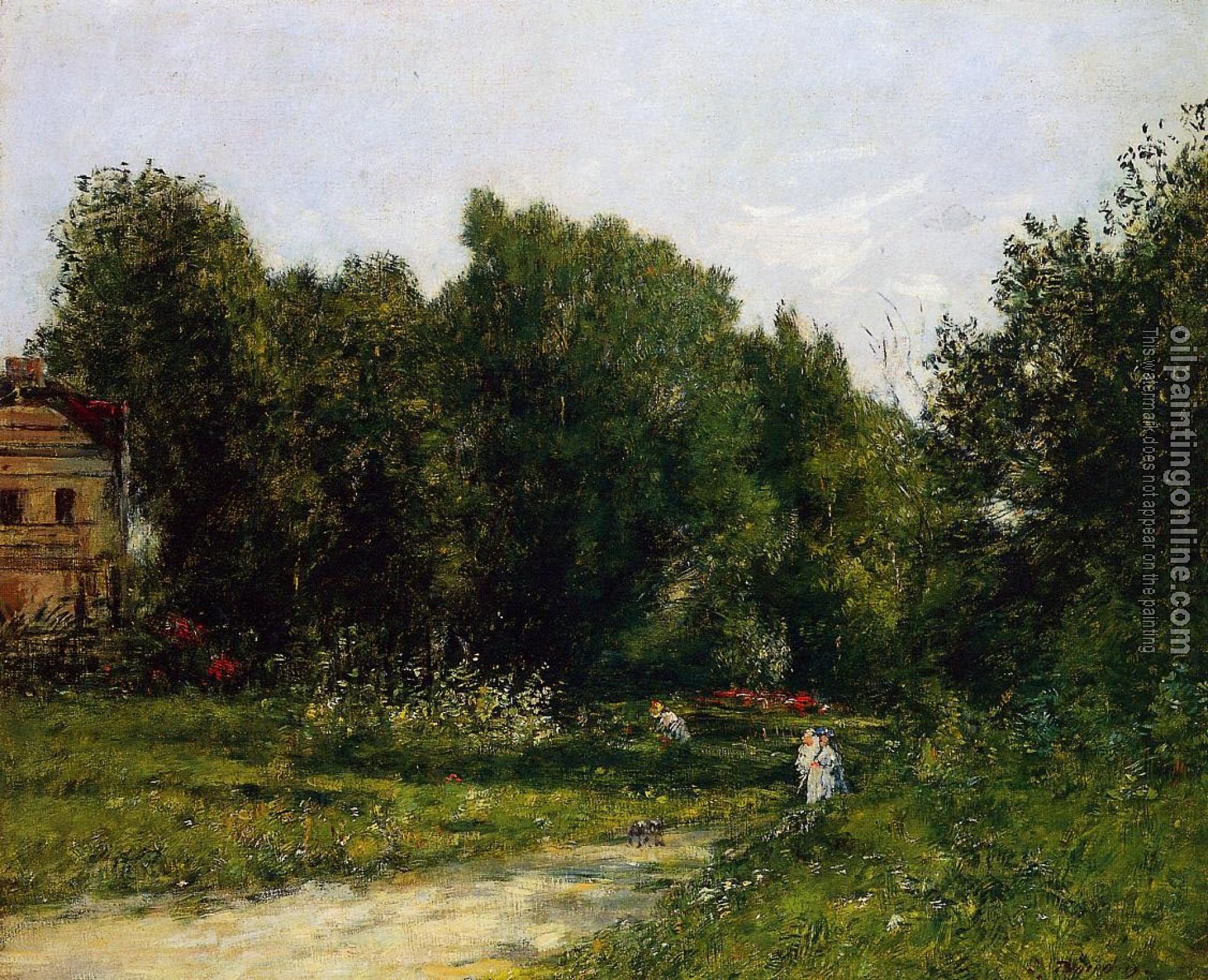 Boudin, Eugene - Le Parc Cordieres a Trouville